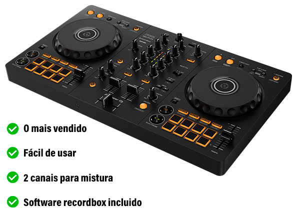 Pioneer DJ DDJ-FLX4 Controlador de DJ para Principiantes Pioneer DJ DDJ-FLX4 Controlador de DJ para Principiantes
